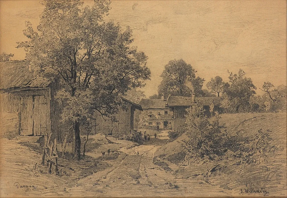 Dorf 5 by Josef Willroider - Canvas Print