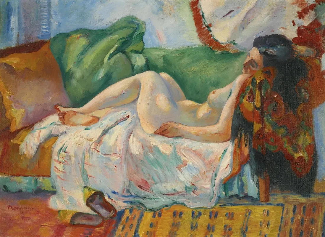 Dormeuse 2 by Henri Manguin - Canvas Print