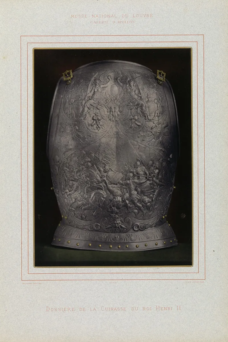 Dossiere De La Cuirasse Du Roi Henri Ii by Léon Vidal - Canvas Print