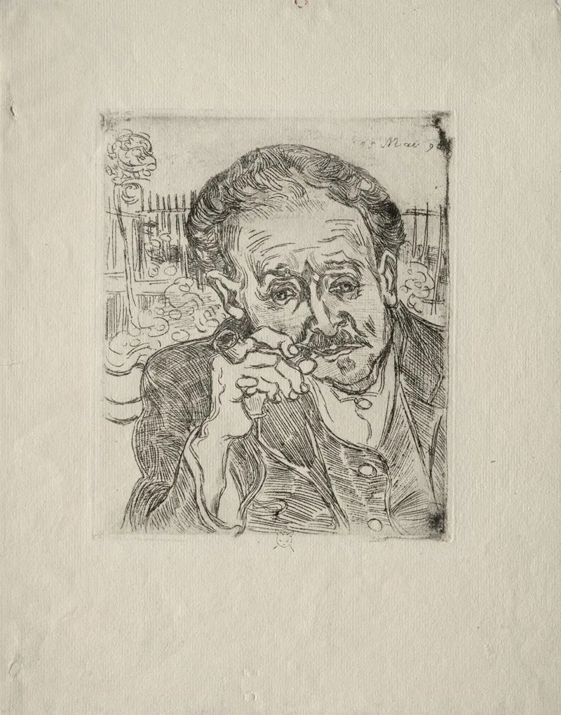 Dr Gachet by Vincent van Gogh - Canvas Print