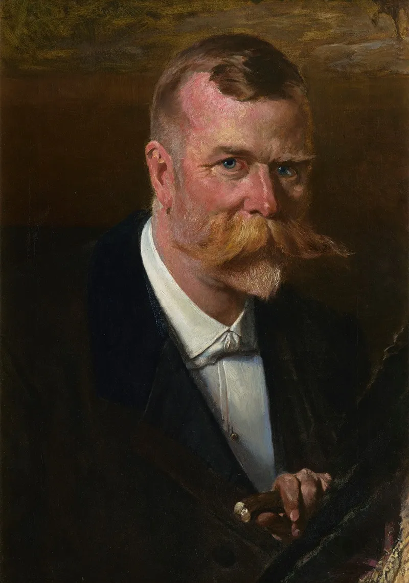 Dr Gray Hassell by Petrus van der Velden - Canvas Print