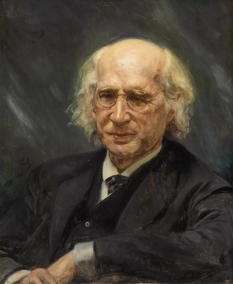 Dr Karl Glossy by Hans Temple - Canvas Print