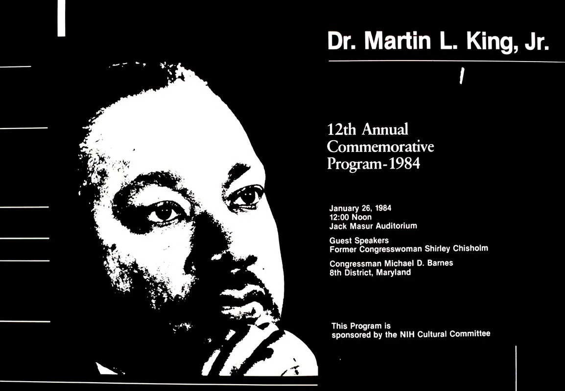 Dr Martin L King Jr 12th Annual Commemorative Program 1984
