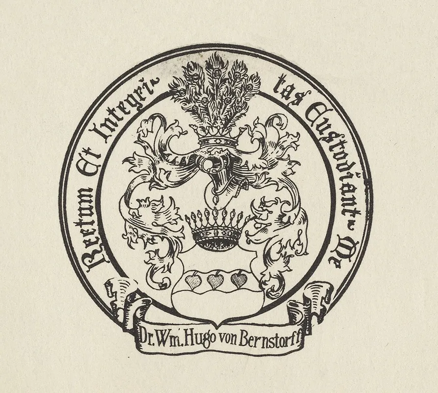 Dr Wm Hugo Von Bernstorff