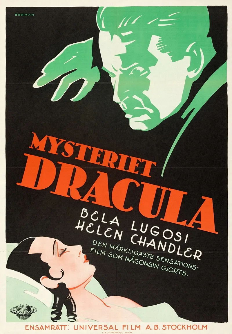 Dracula 10 by Eric Rohman - Canvas Print