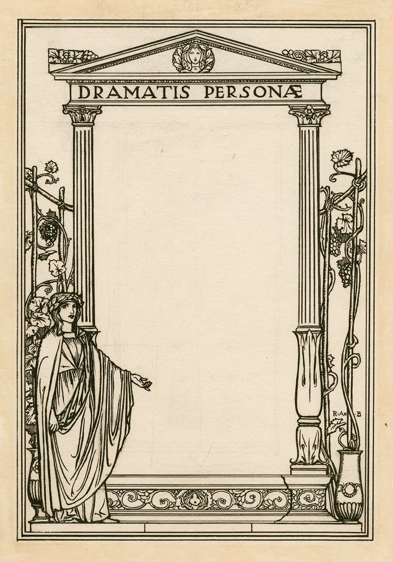 Dramatis Personae by Robert Anning Bell - Canvas Print