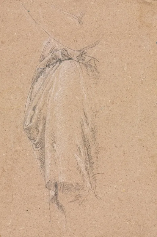 Drapery Study With Elbow