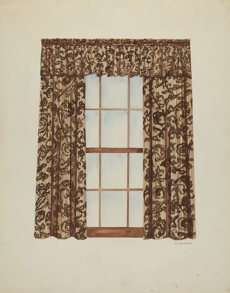 Drapery by Madeline Arnold - Canvas Print