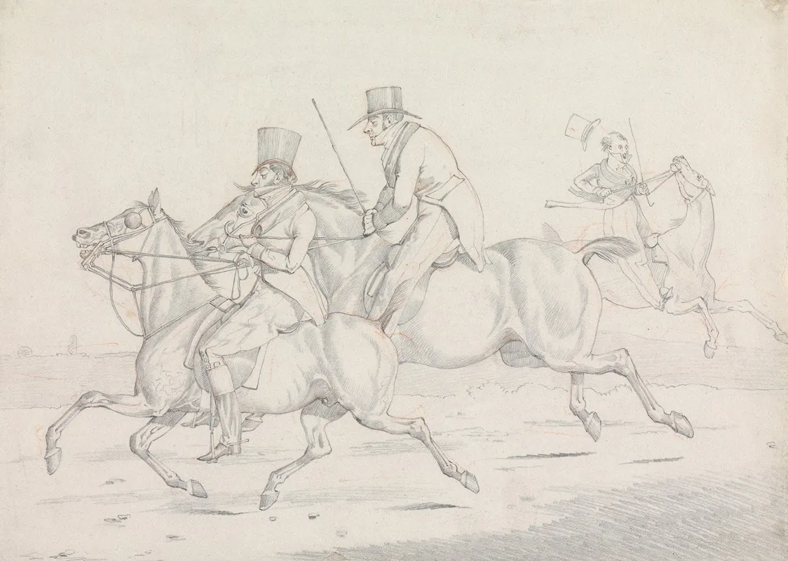 Drawing For Specimens Of Riding Near London Fancy View Near Grays Inn Road