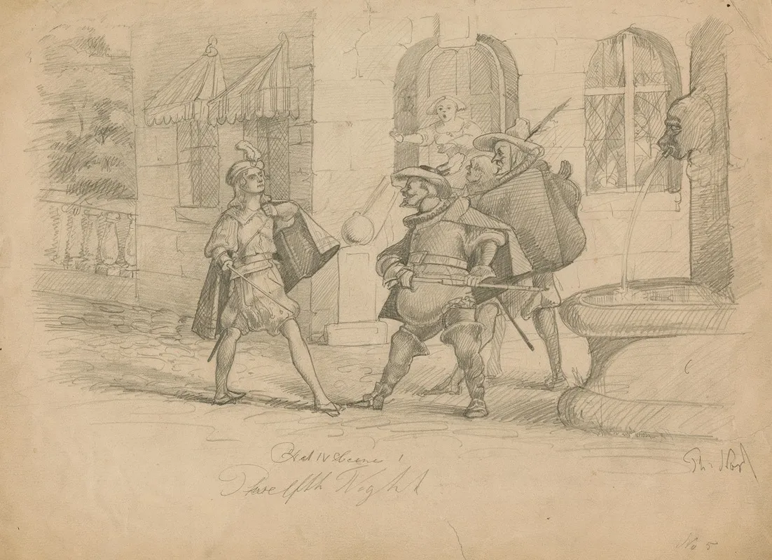 Drawing Illustrating Twelfth Night 2