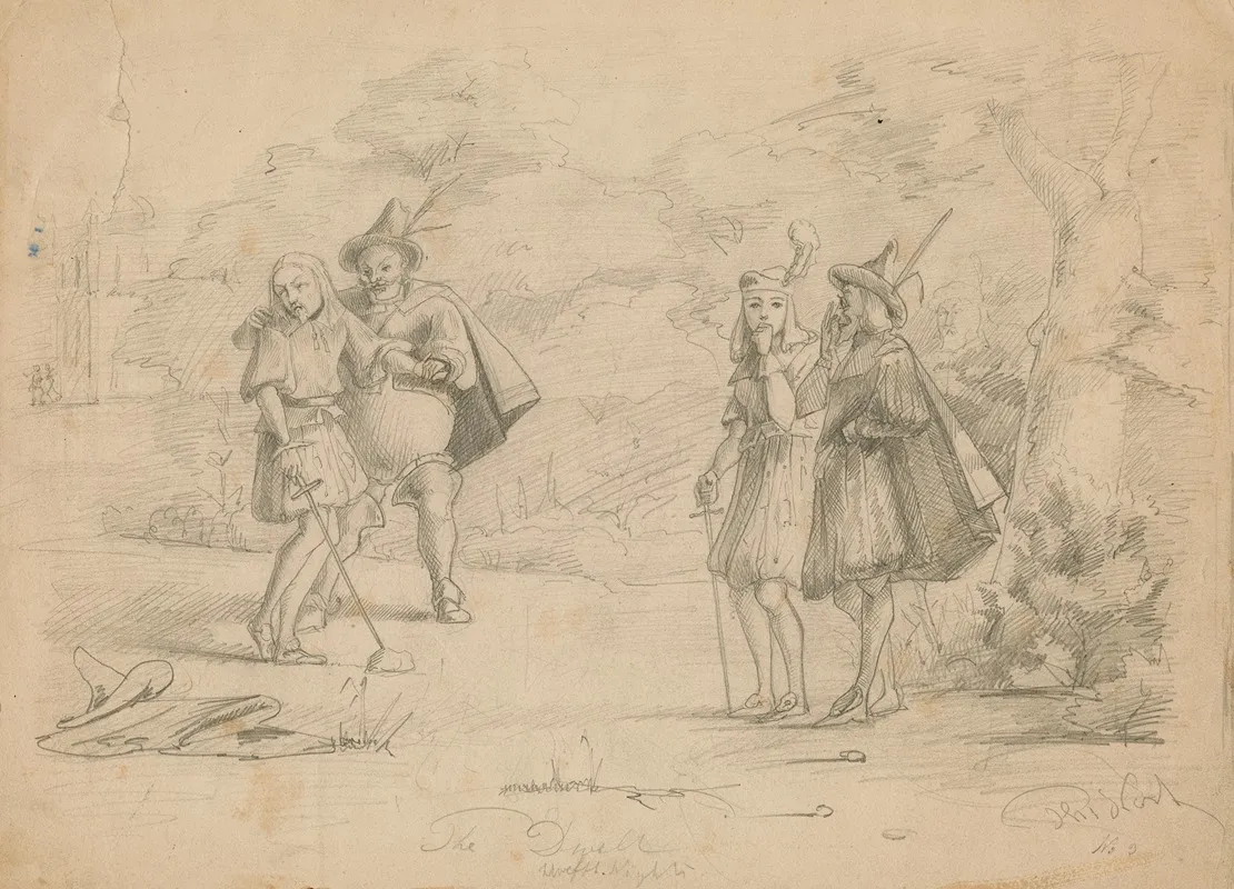 Drawing Illustrating Twelfth Night