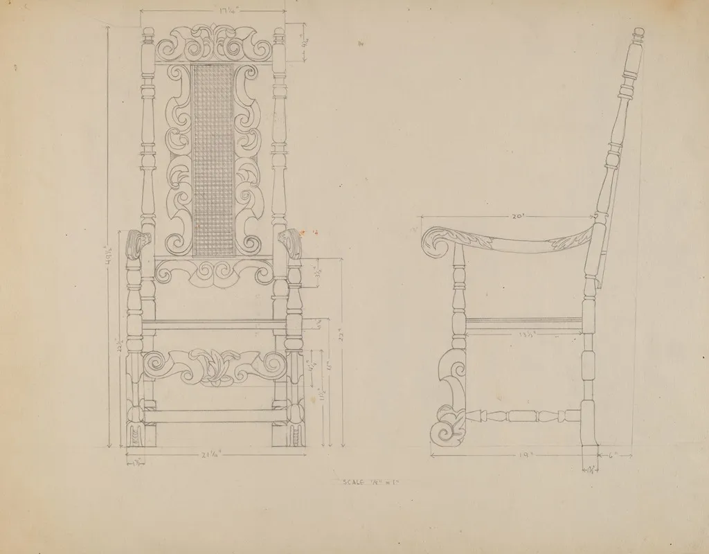 Drawing Of A Chair