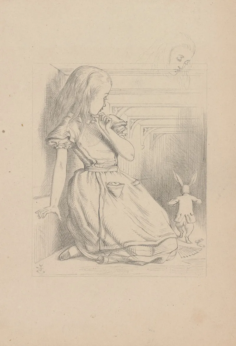 Drawing Of The Rabbit Scurried