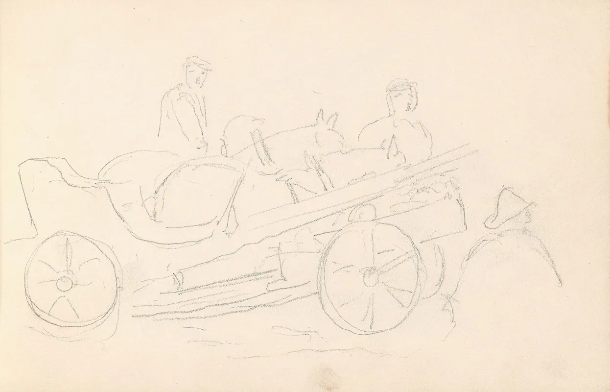 Drawings Of Carriages And Figures