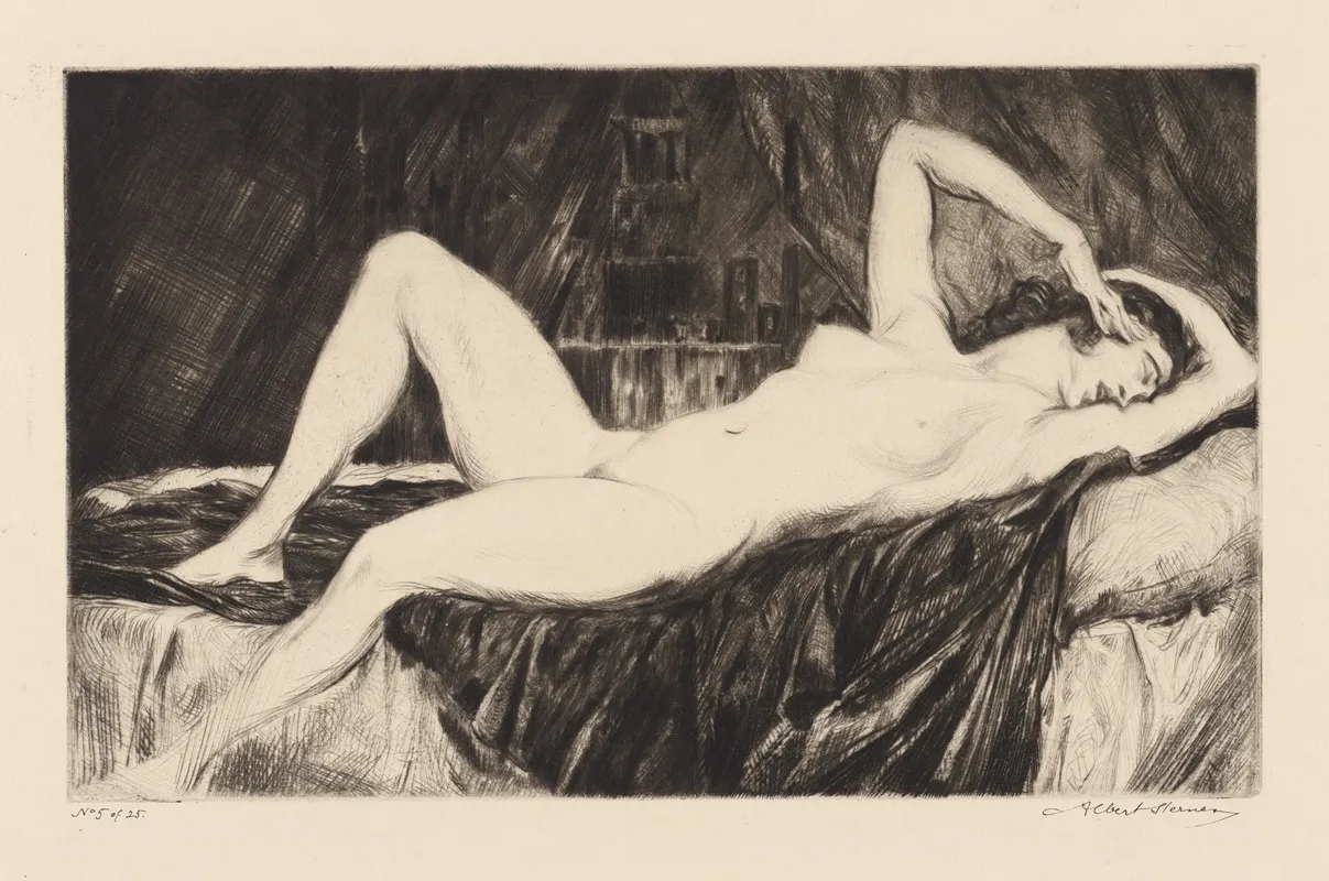 Dream 4 by Albert Sterner - Canvas Print