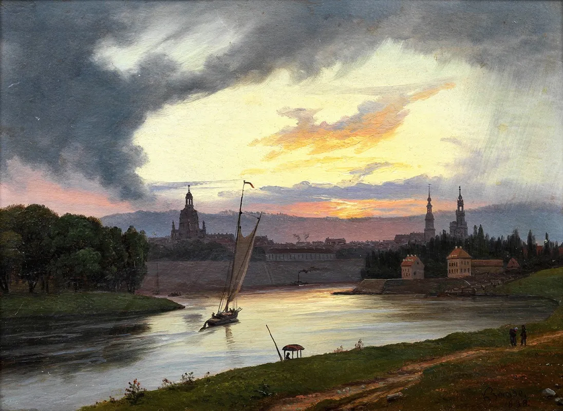Dresden At Sunset 2