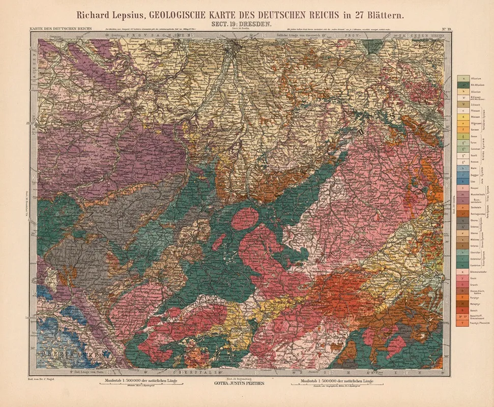 Dresden by F. Stiebritz - Canvas Print