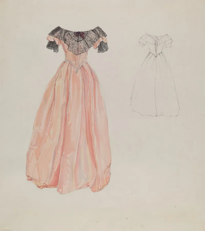 Dress 11 by Arelia Arbo - Canvas Print