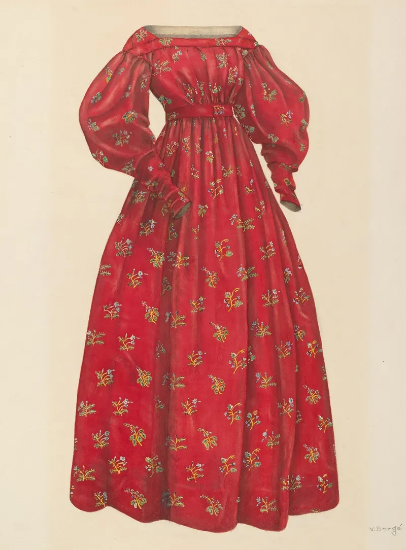 Dress 251 by Virginia Berge - Canvas Print