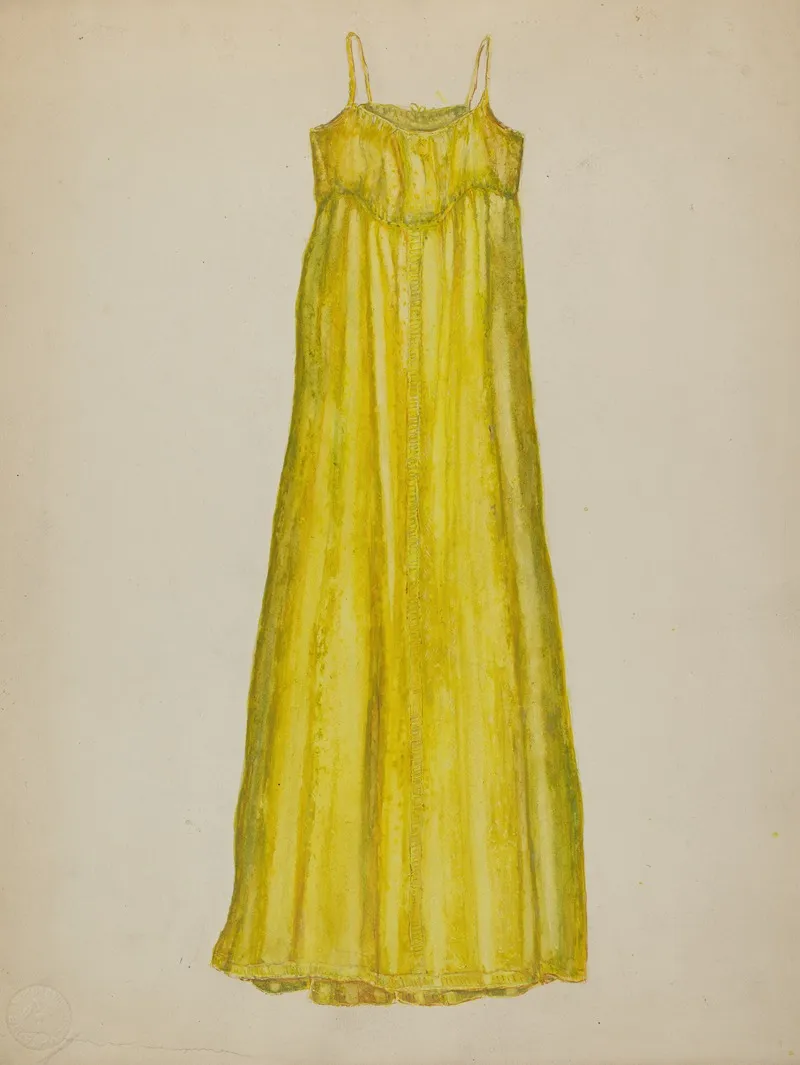 Dress 44 by Edna C. Rex - Canvas Print