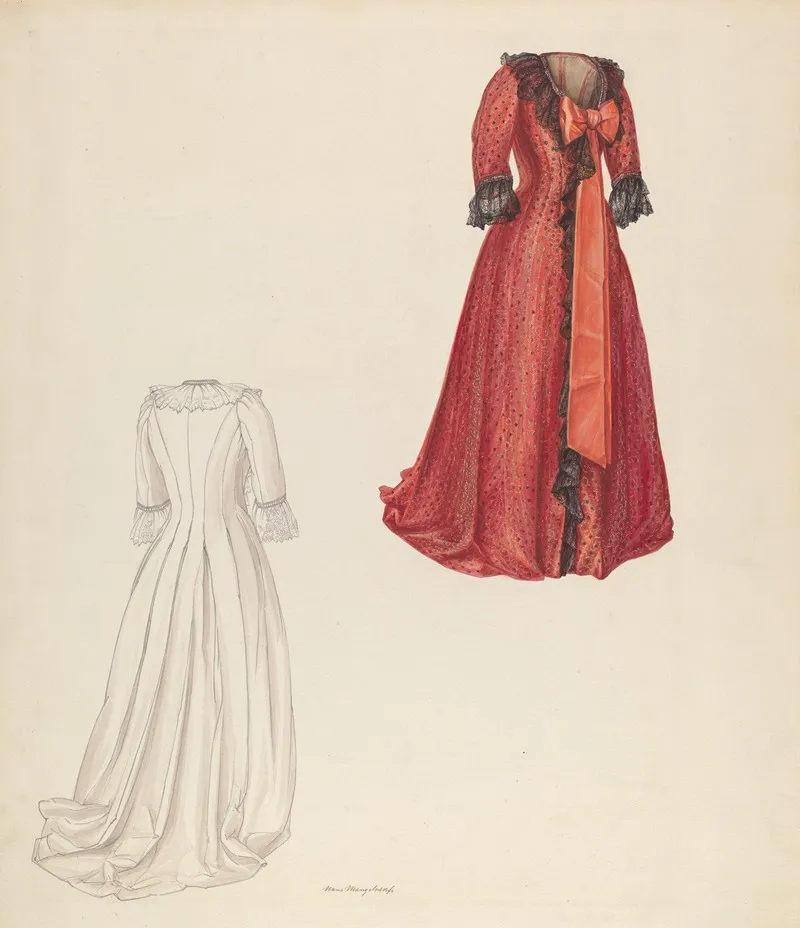 Dress 67 by Hans Mangelsdorf - Canvas Print