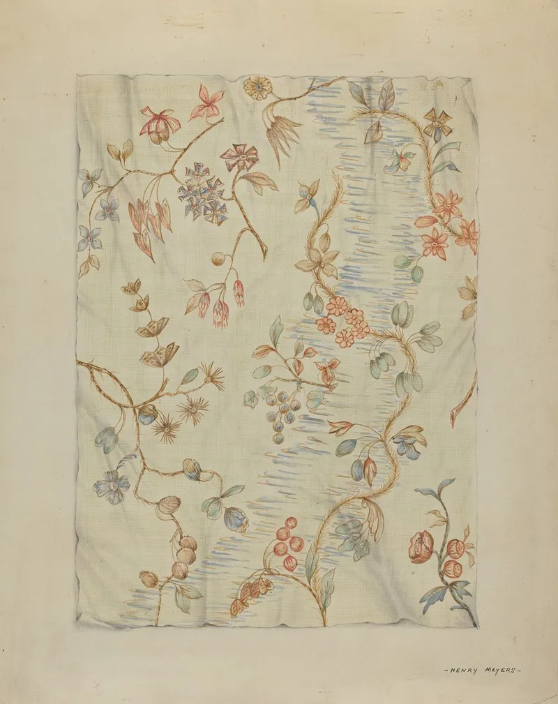 Dress Fabric by Henry Meyers - Canvas Print