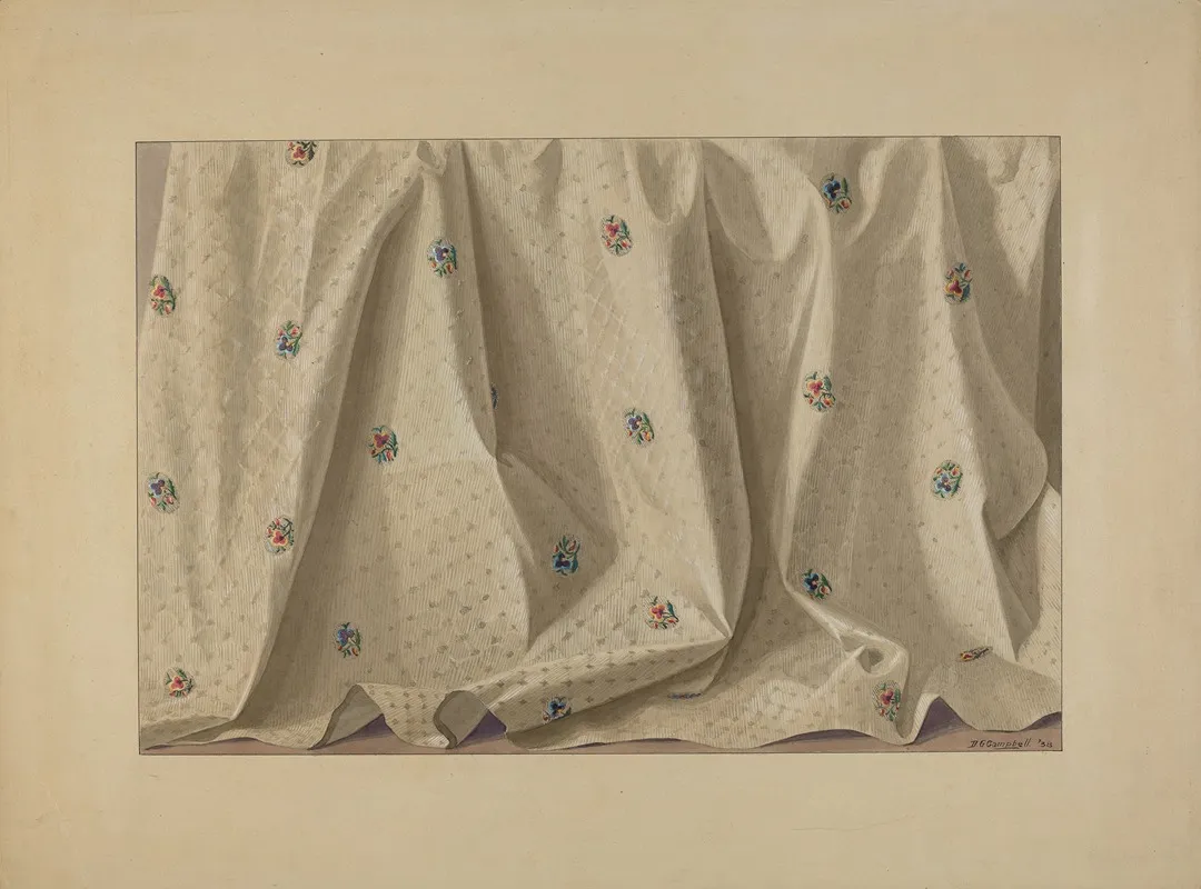 Dress Material by Douglas Campbell - Canvas Print