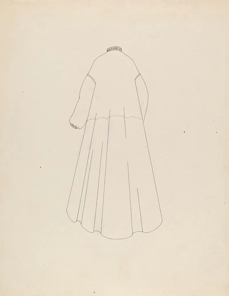 Dressing Gown by Esther Hansen - Canvas Print