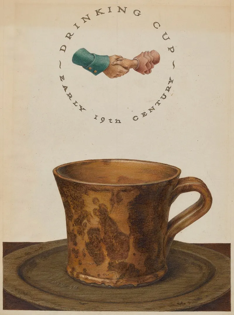 Drinking Cup by John Matulis - Canvas Print