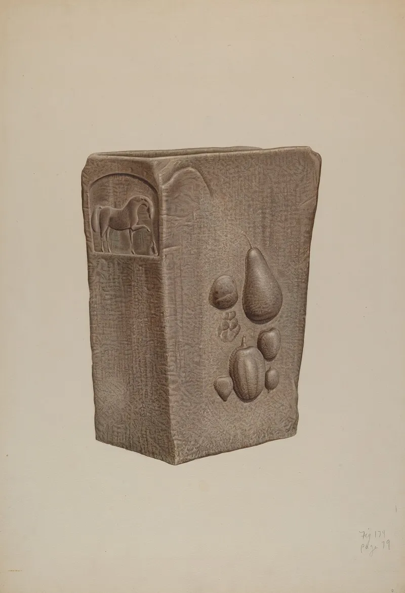 Drinking Fountain 2 by Edward DiGennero - Canvas Print