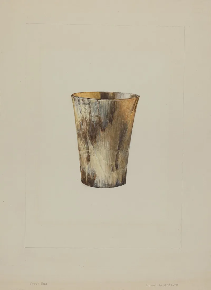 Drinking Mug by Howell Rosenbaum - Canvas Print