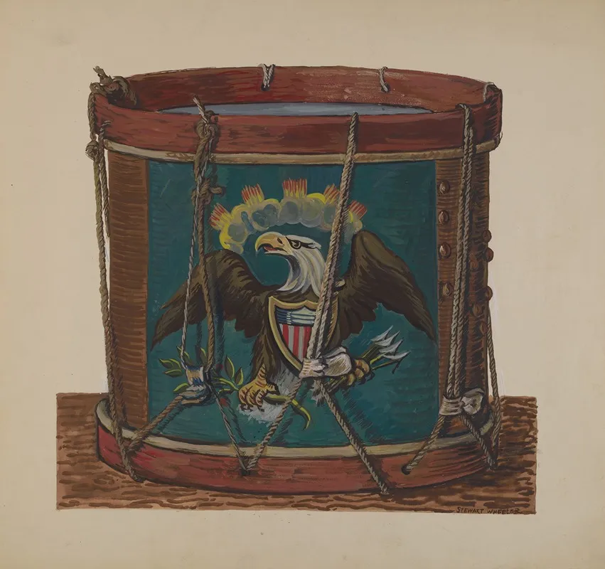 Drum 3 by Stewart Wheeler - Canvas Print