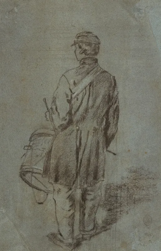 Drummer Seen From The Back
