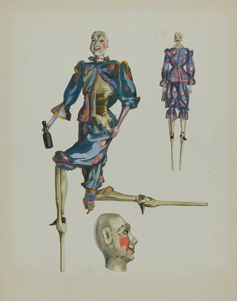 Drunken Clown Puppet