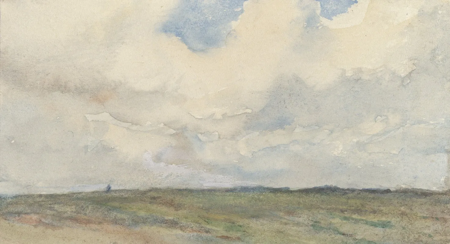 Duinlandschap Bij Storm