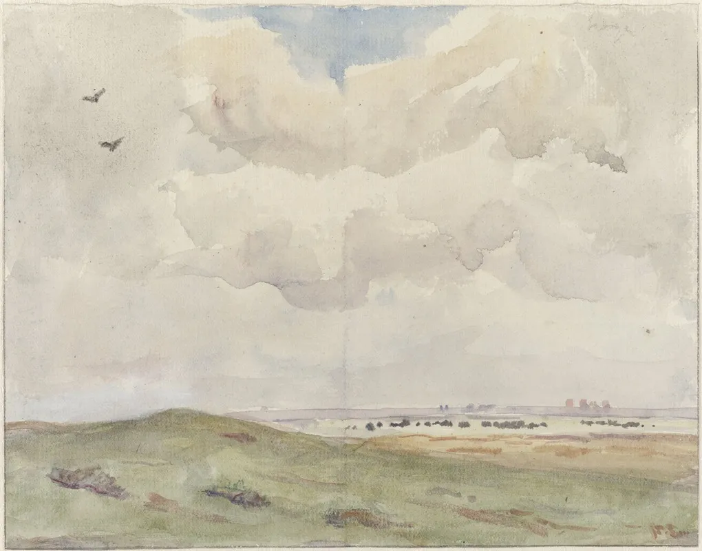 Duinlandschap Met Kudde