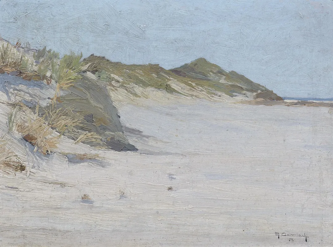 Dunenstrand In Vlissingen by Max Clarenbach - Canvas Print