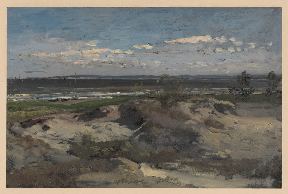 Dunes By The Baltic Sea I by Adolf Dressler - Canvas Print