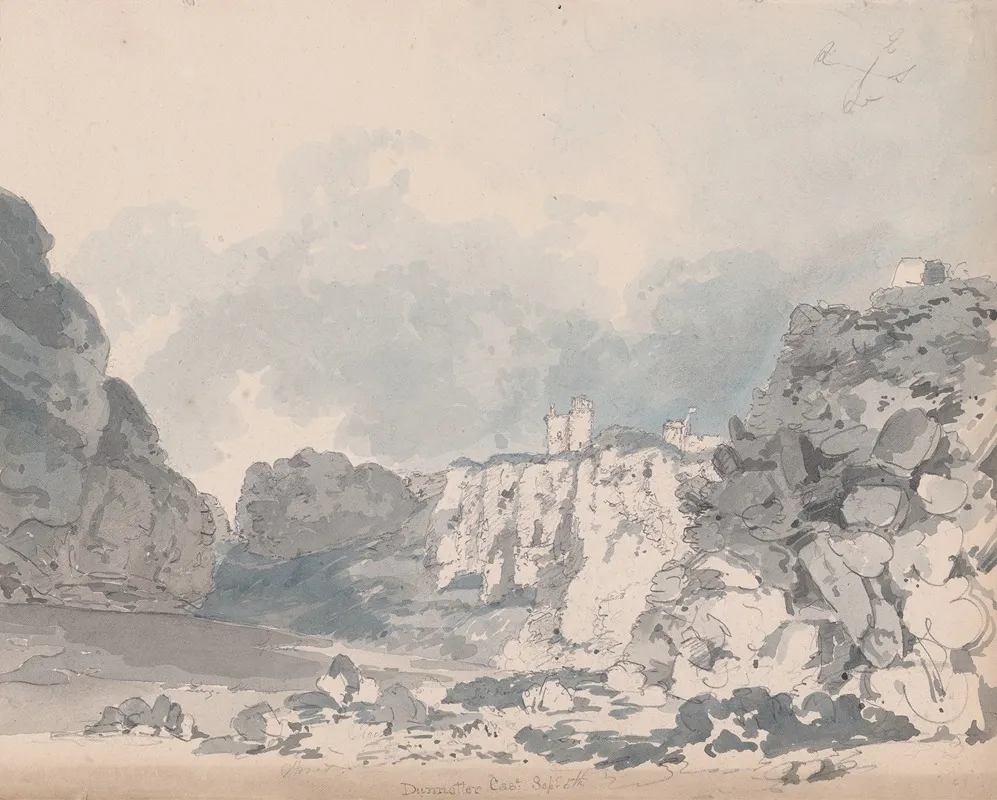 Dunnottar Castle by James Moore - Canvas Print
