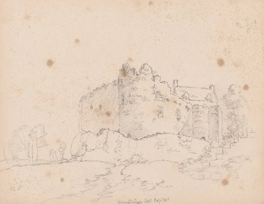 Dunstaffnage Castle Scotland by James Moore - Canvas Print