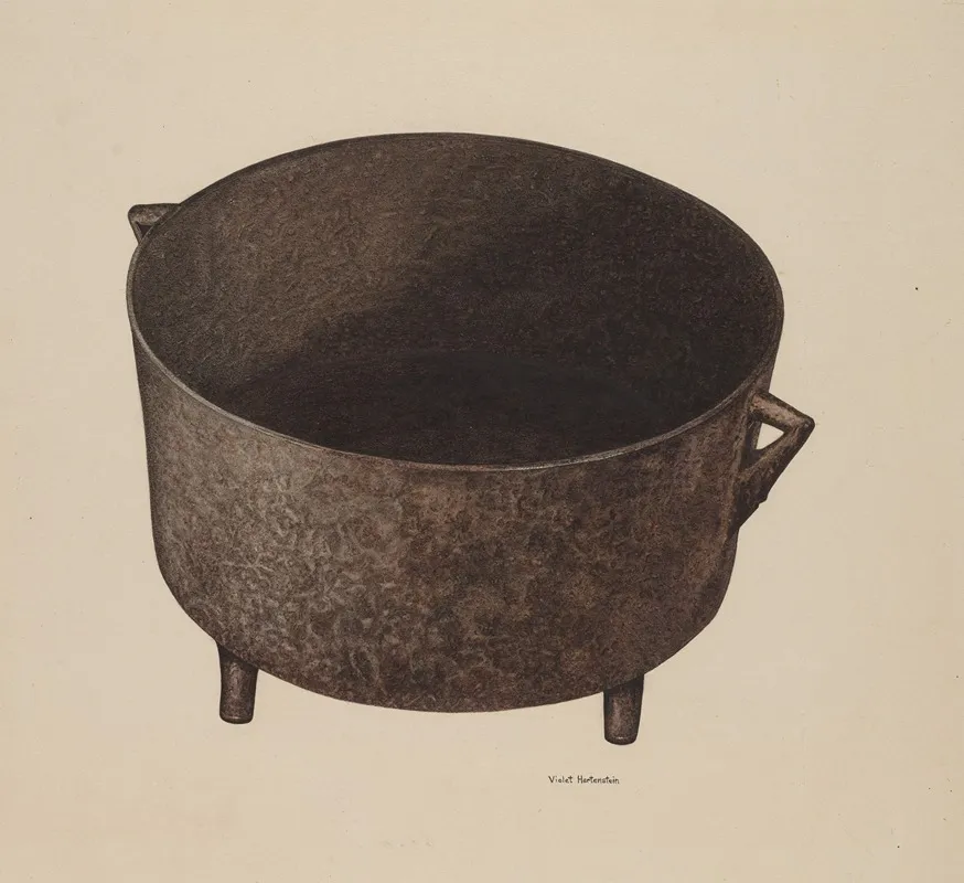 Dutch Bake Oven by Violet Hartenstein - Canvas Print