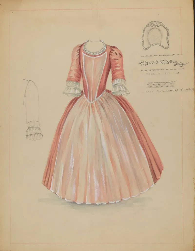 Dutch Dress by Fanchon Larzelere - Canvas Print