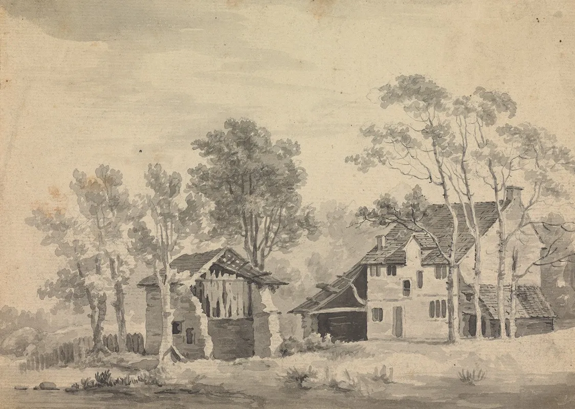 Dwelling On A Riverbank