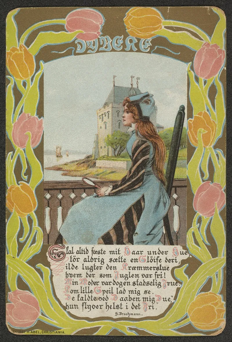 Dyveke by Thorolf Holmboe - Canvas Print