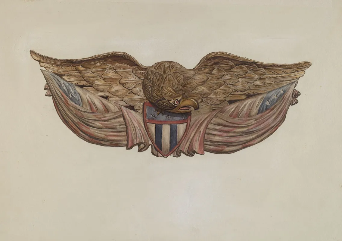 Eagle 17 by Flora Merchant - Canvas Print