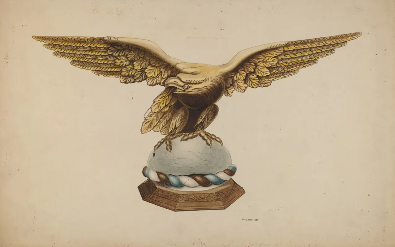 Eagle 29 by Louis Plogsted - Canvas Print