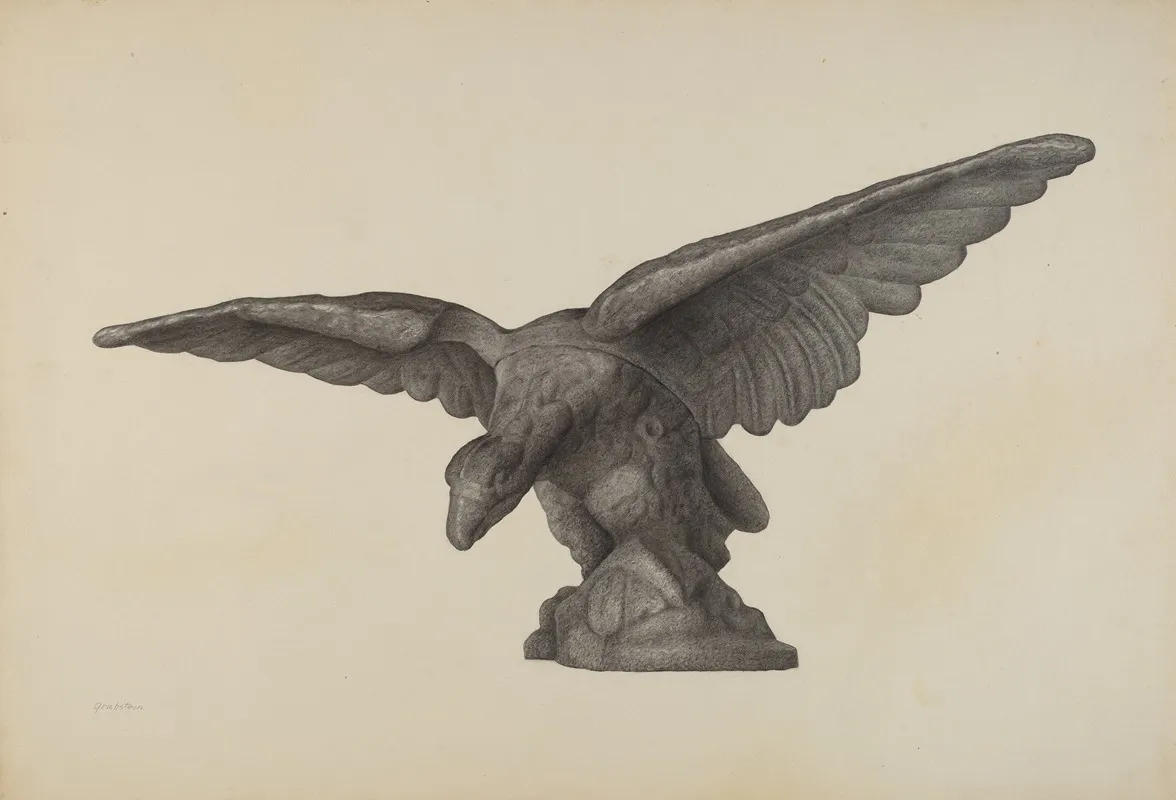 Eagle 31 by Milton Grubstein - Canvas Print