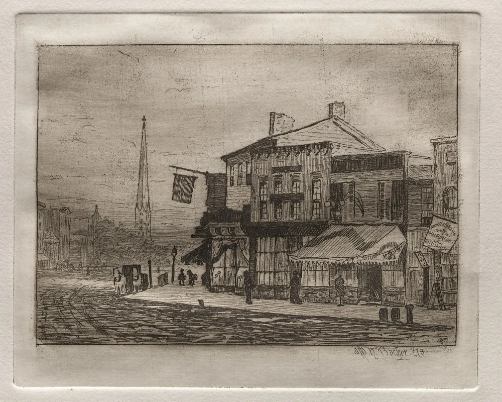 Eagle Street And Woodland Avenue