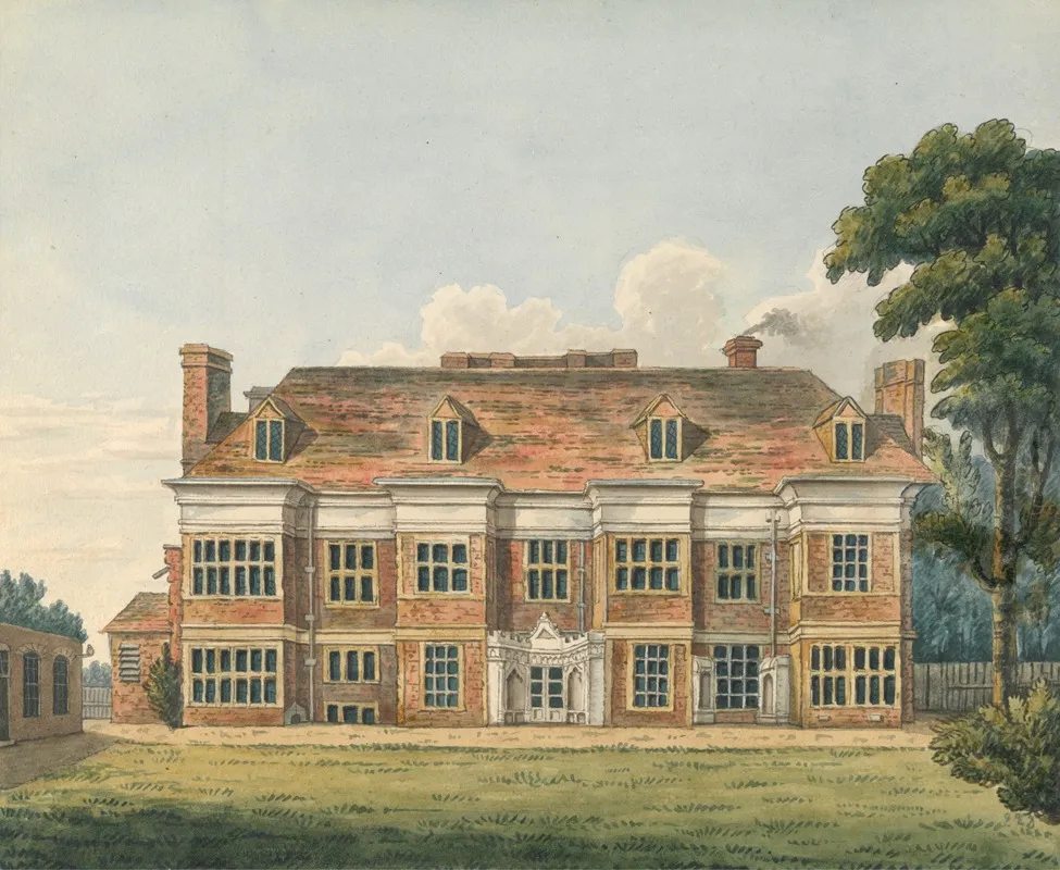 Ealing House Middlesex by Charles Tomkins - Canvas Print