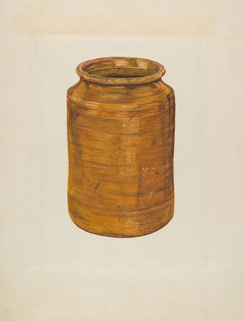Eardley Jar by Frank J. Mace - Canvas Print